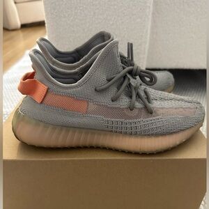 Yeezy Boost 350 Gray & Orange Sneaker